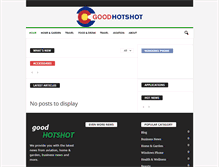 Tablet Screenshot of goodhotshot.com